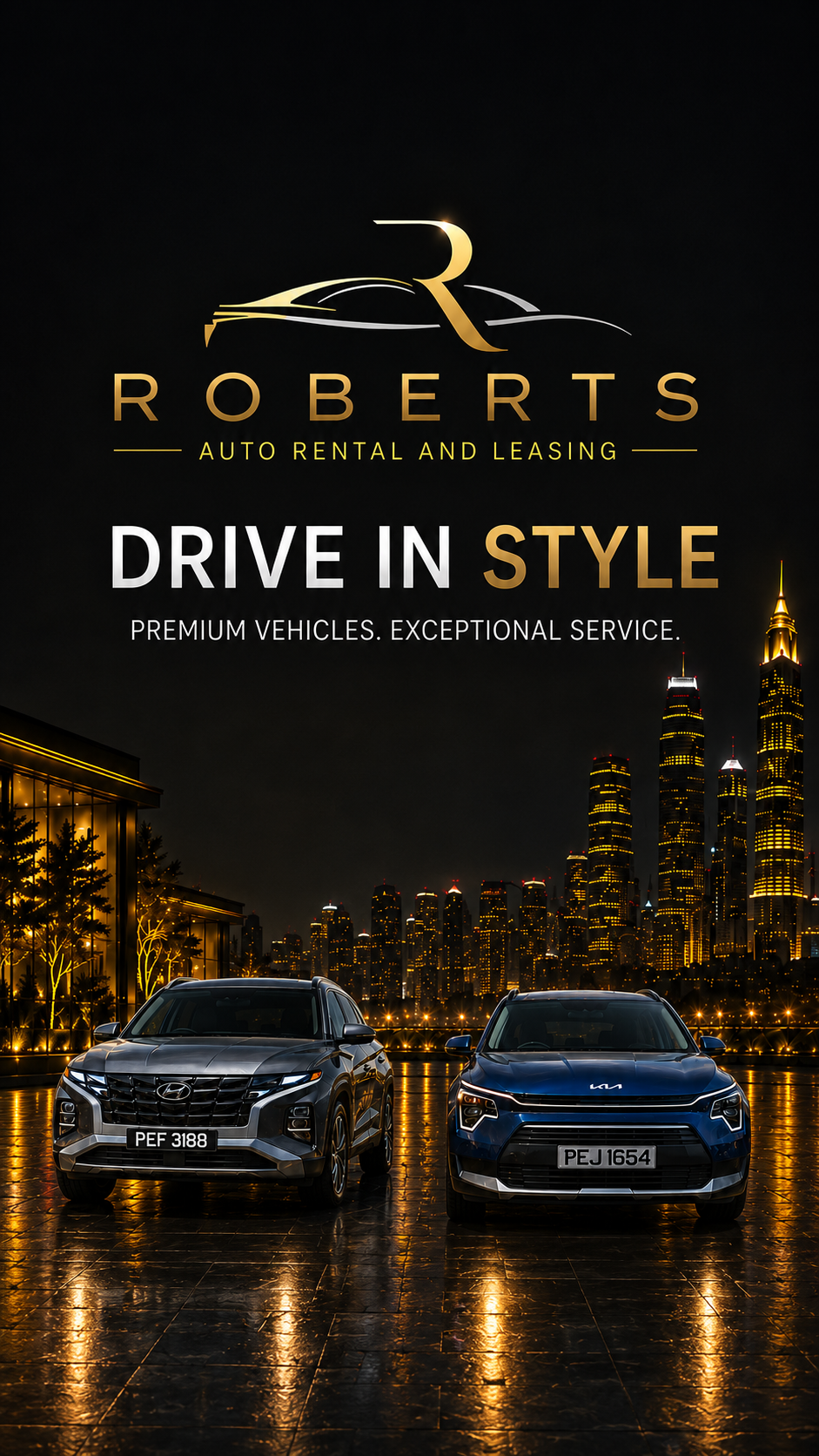 Roberts Auto Rental and Leasing - Drive in Style